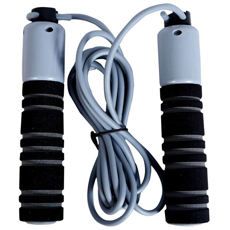 Body Sculpture Skip Rope With Counter - Black and Grey