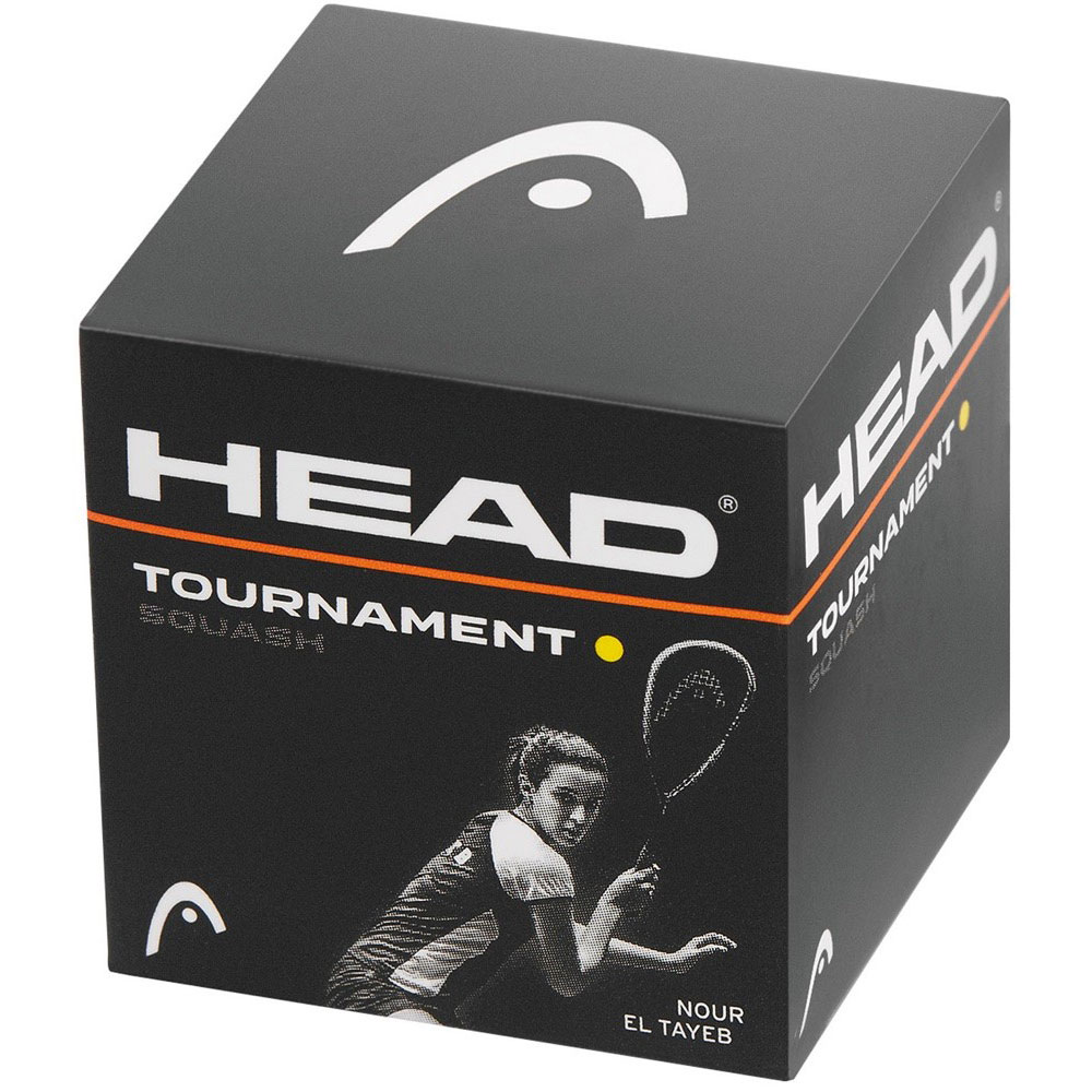 Head Tournament Single Dot Squash Ball (Pack Of 3)