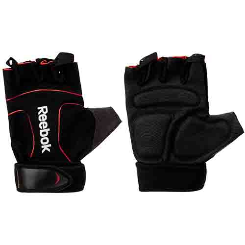Reebok Lifting Gloves - Black & Red