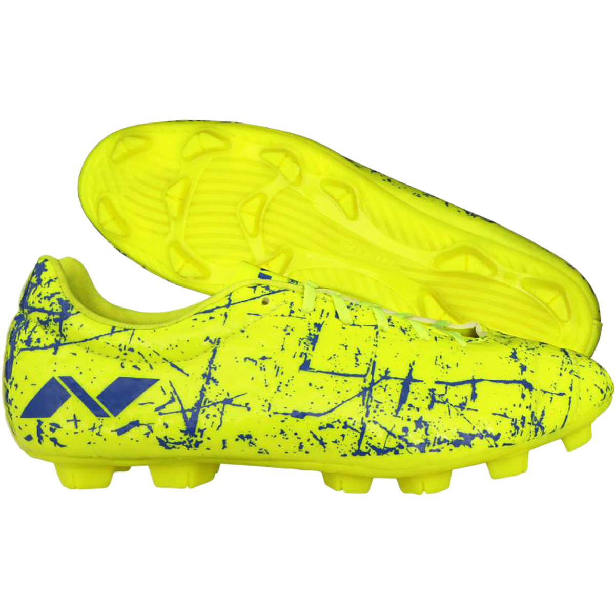 Nivia Encounter Football Shoes Yellow Blue