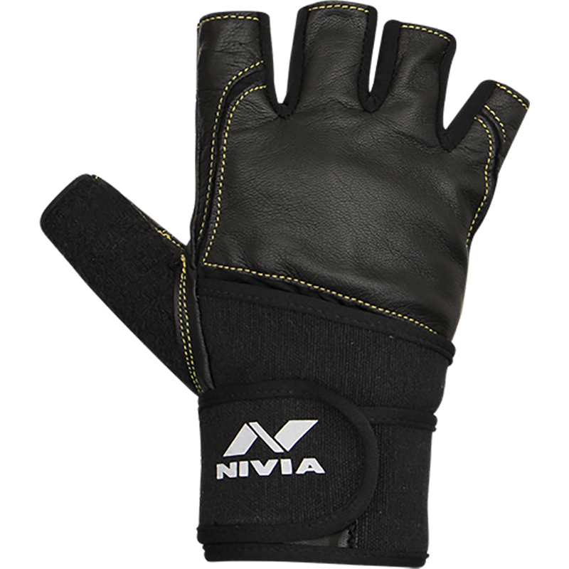 Nivia Venom Gym Gloves - Black - S