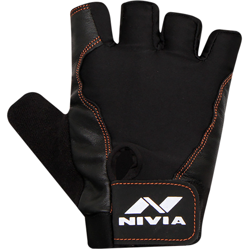 Nivia Cobra Gym Gloves - Black - M