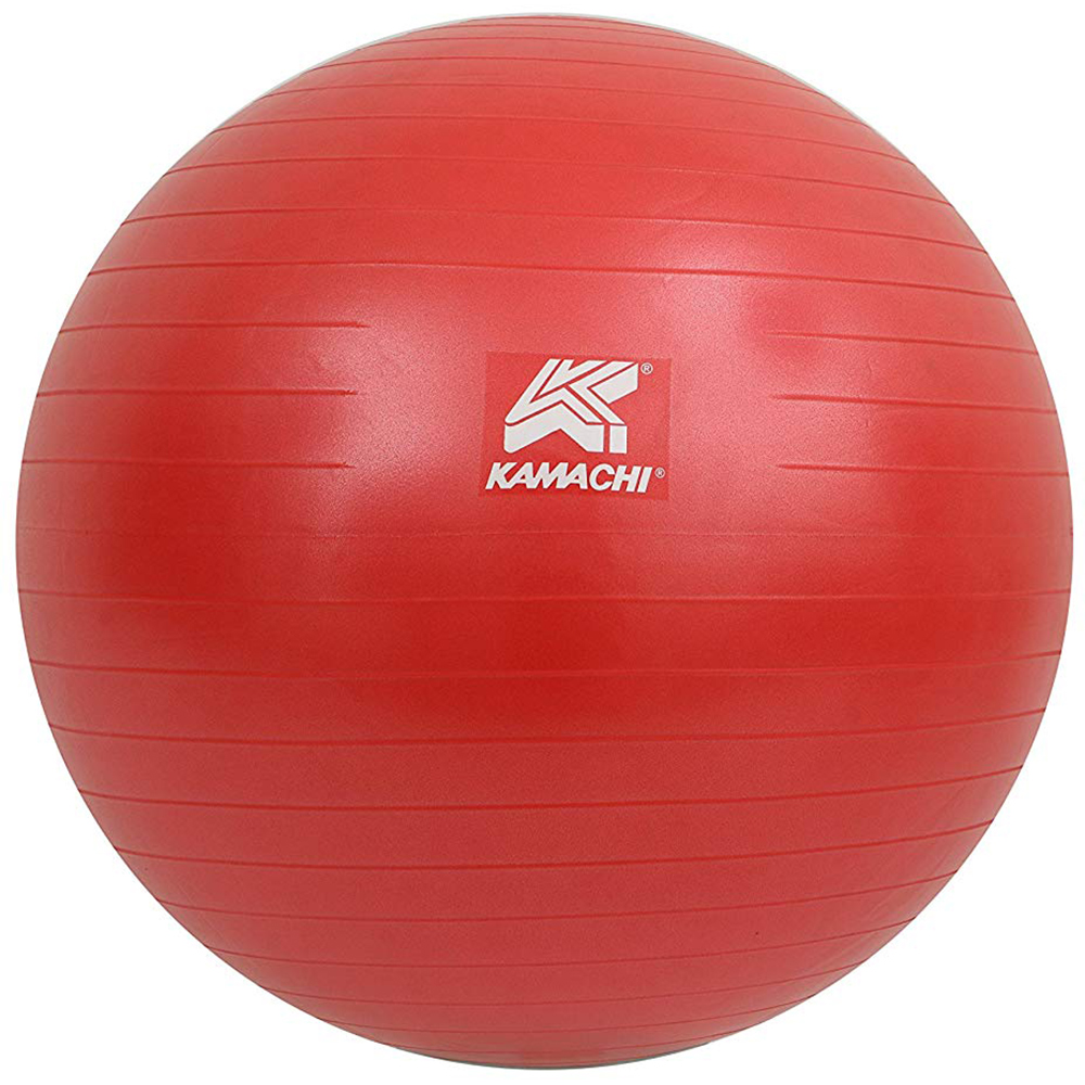 Kamachi 65 Cms Gym Ball With Foot Pump - Red