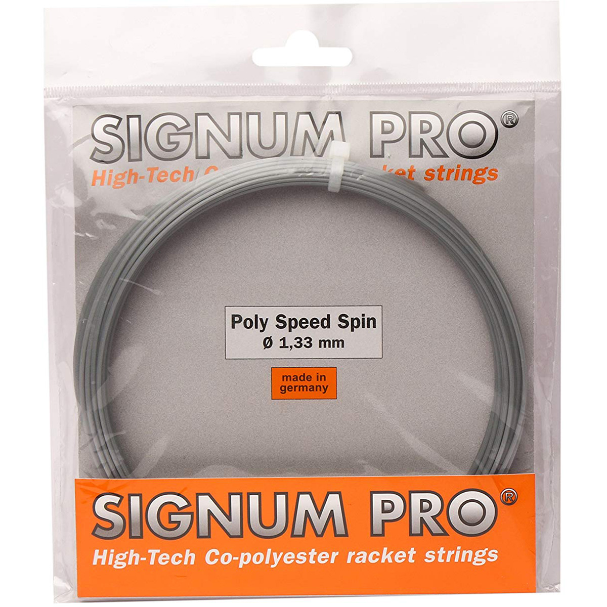 Signum Pro Poly Speed Spin 16 String Set (12 m) - Silver