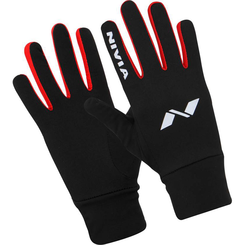 Nivia Performaxx Running Gloves - Black & Red - S