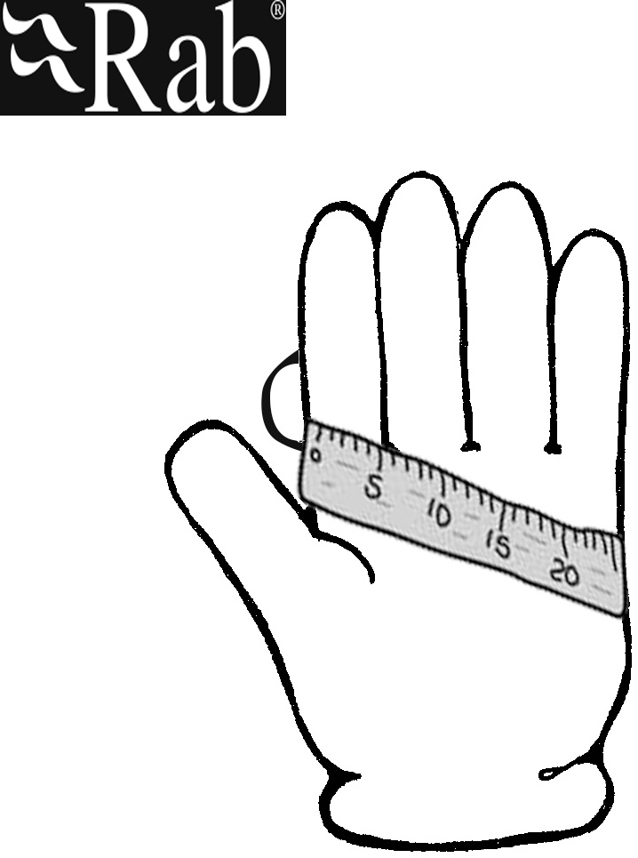 Rab Glove Size Chart