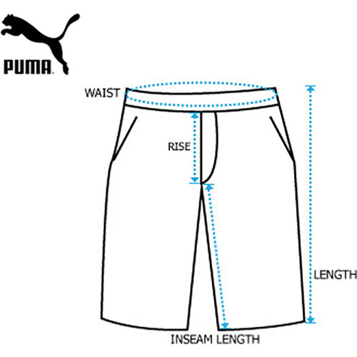 Puma Men S Shorts Size Chart